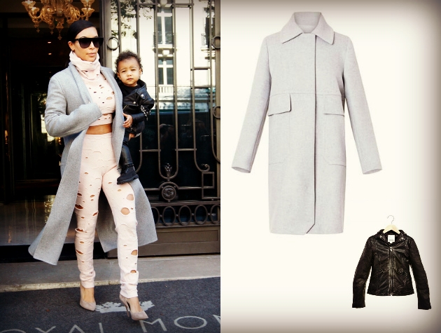 Το pastel παλτό της Kim Kardasian και το biker jacket της North West - Κεντρική Εικόνα Το pastel παλτό της Kim Kardasian και το biker jacket της North West - Κεντρική Εικόνα