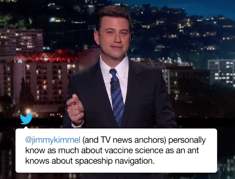 Jimmy Kimmel: Ο τηλεοπτικός κωμικός διαβάζει tweets που τον βρίζουν! Jimmy Kimmel: Ο τηλεοπτικός κωμικός διαβάζει tweets που τον βρίζουν!