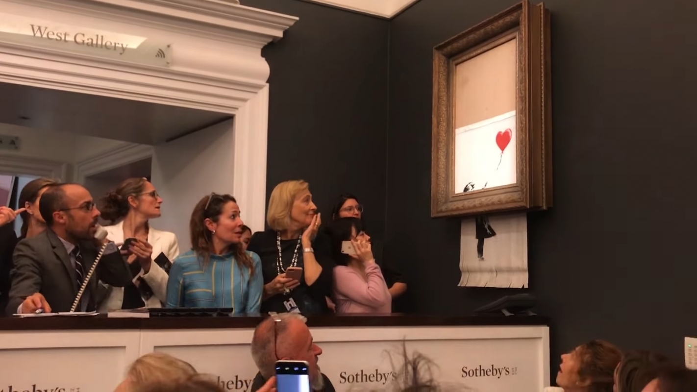Το κατεστραμμένο έργο του Banksy είναι πλέον ακόμη πιο ακριβό Το κατεστραμμένο έργο του Banksy είναι πλέον ακόμη πιο ακριβό