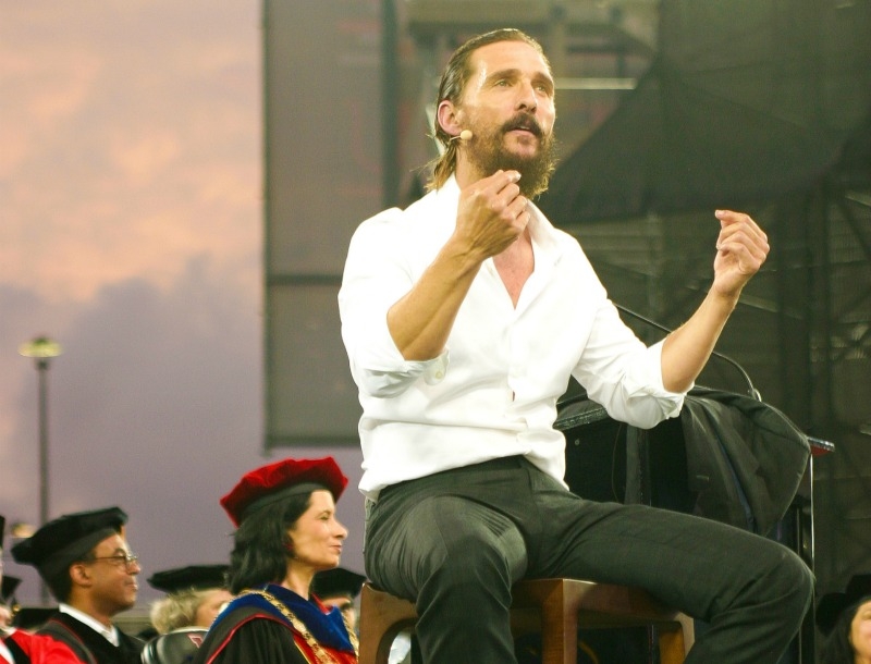 Matthew McConaughey: Έδωσε διάλεξη στο Πανεπιστήμιο του Houston Matthew McConaughey: Έδωσε διάλεξη στο Πανεπιστήμιο του Houston