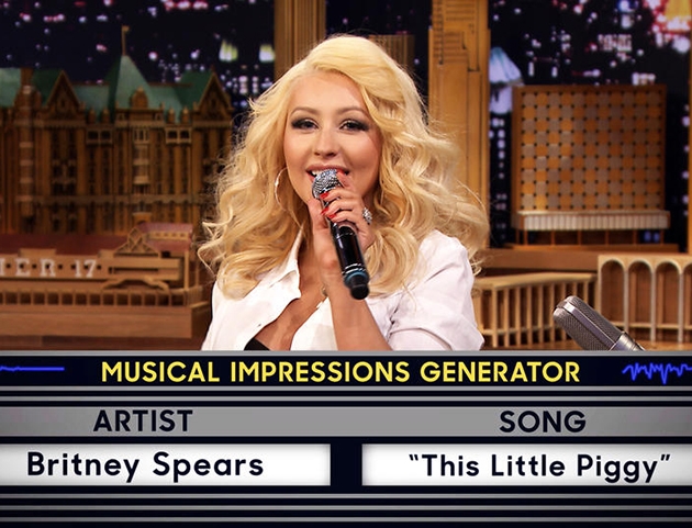 Έχεις δει την Christina Aguilera να μιμείται την Britney Spears; Έχεις δει την Christina Aguilera να μιμείται την Britney Spears;