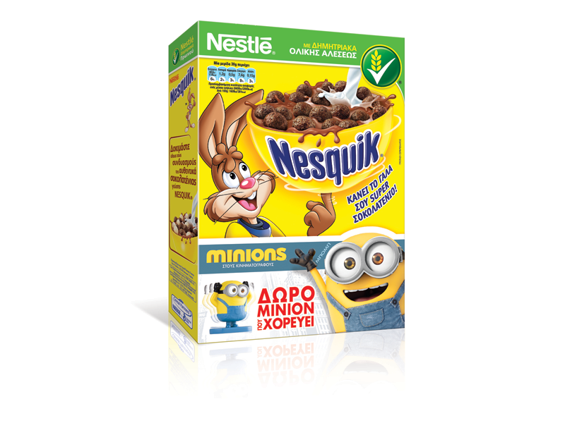 Τα Minions τρυπώνουν στα παιδικά δημητριακά της Nestle! Τα Minions τρυπώνουν στα παιδικά δημητριακά της Nestle!