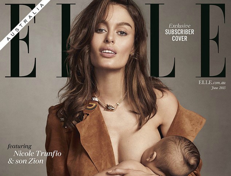 Nicole Trunfio: Θηλάζει στο εξώφυλλο του Εlle προκαλώντας αντιδράσεις Nicole Trunfio: Θηλάζει στο εξώφυλλο του Εlle προκαλώντας αντιδράσεις