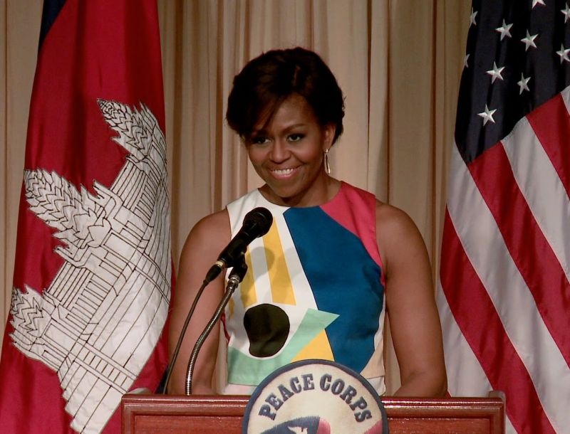 Michelle Obama: Κάνει προπόνηση kick box! Michelle Obama: Κάνει προπόνηση kick box!