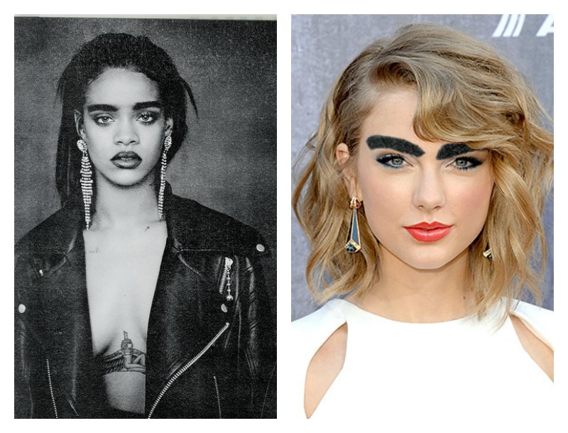 Πώς θα ήταν τα φρύδια της Rihanna σε γνωστούς pop star; Πώς θα ήταν τα φρύδια της Rihanna σε γνωστούς pop star;