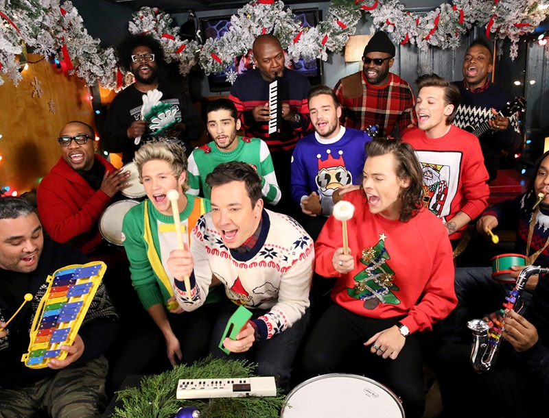 To viral Χριστουγεννιάτικο βίντεο του Jimmy Fallon και των One Direction To viral Χριστουγεννιάτικο βίντεο του Jimmy Fallon και των One Direction