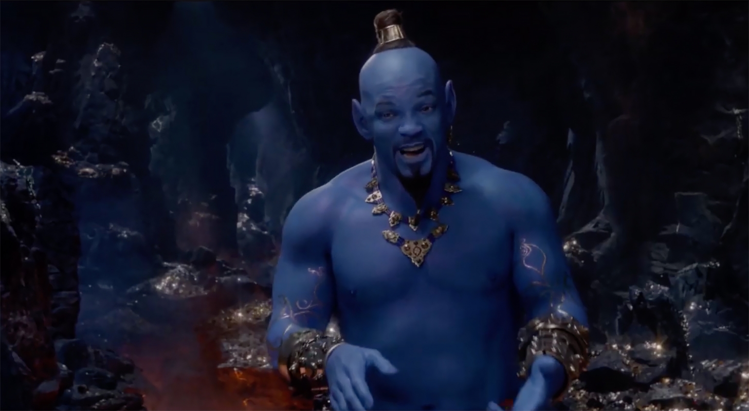 Aladdin η ταινία: Αποκαλύφθηκε ο μπλε Will Smith Aladdin η ταινία: Αποκαλύφθηκε ο μπλε Will Smith