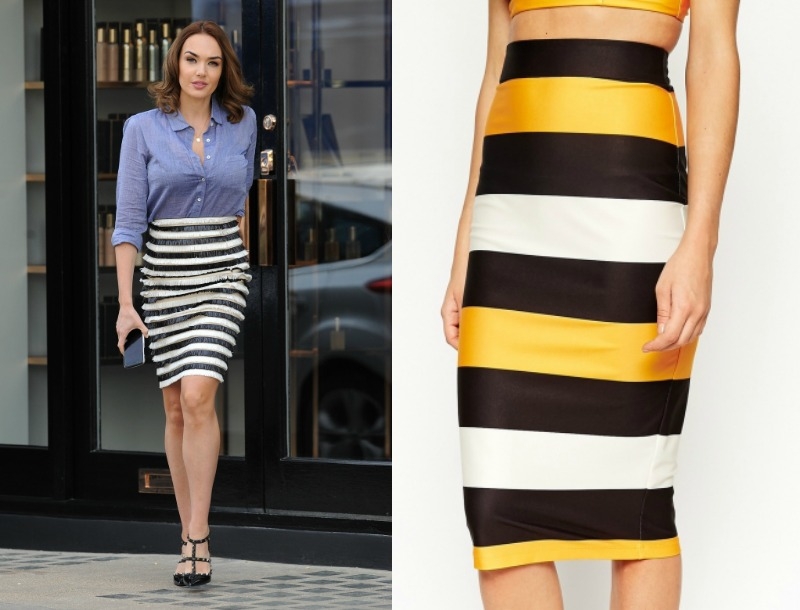 Φόρεσε τη ριγέ στενή σου φούστα όπως η Tamara Ecclestone Φόρεσε τη ριγέ στενή σου φούστα όπως η Tamara Ecclestone