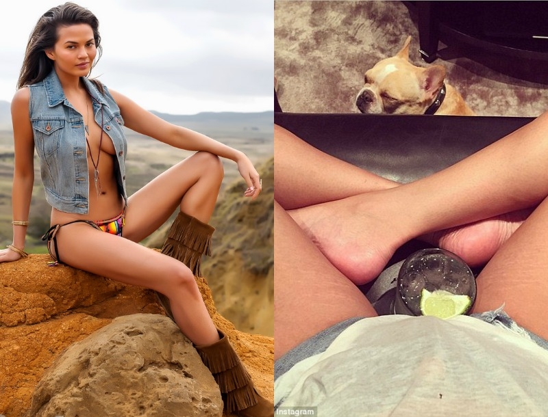 Chrissy Teigen: Και όμως έχει ραγάδες! Chrissy Teigen: Και όμως έχει ραγάδες!