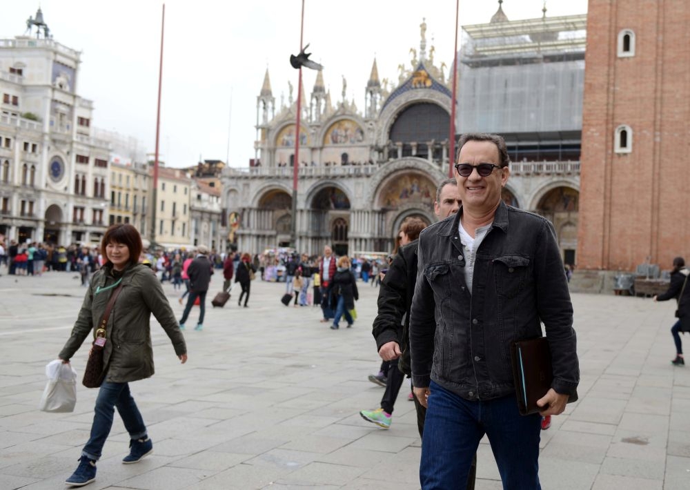 Tom Hanks: Στη Βενετία για τα γυρίσματα του Hell Tom Hanks: Στη Βενετία για τα γυρίσματα του Hell