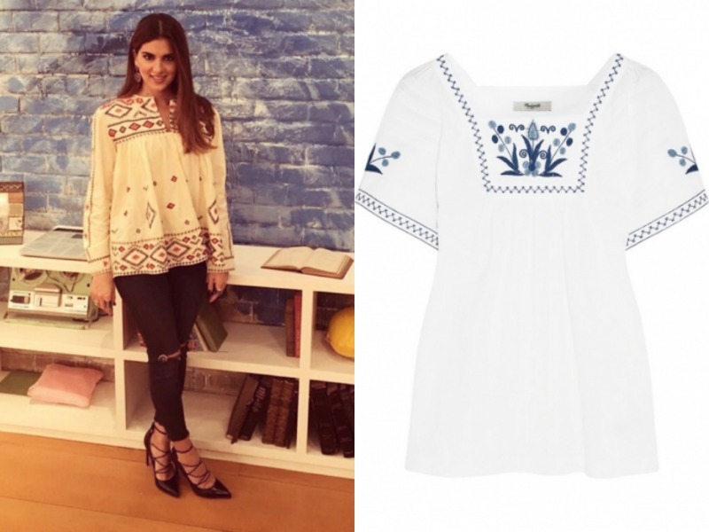 Street style : H Σταματίνα Τσιμτσιλή επιλέγει το boho στοιχείο στο casual look της και μας αρέσει Street style : H Σταματίνα Τσιμτσιλή επιλέγει το boho στοιχείο στο casual look της και μας αρέσει