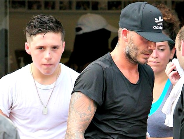 Το ατύχημα του David Beckham με το γιο του Brooklyn Το ατύχημα του David Beckham με το γιο του Brooklyn
