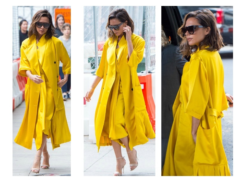 Ποιος είπε ότι η Victoria Beckham δε φοράει ποτέ χρώμα; Ποιος είπε ότι η Victoria Beckham δε φοράει ποτέ χρώμα;