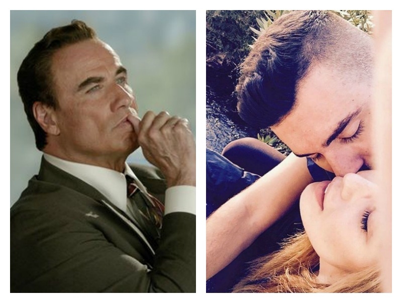 Χαμός στη showbiz! Το παράξενο πρόσωπο του Travolta, το φιλί της Καλλιμούκου και τα εγγόνια του Νταλάρα