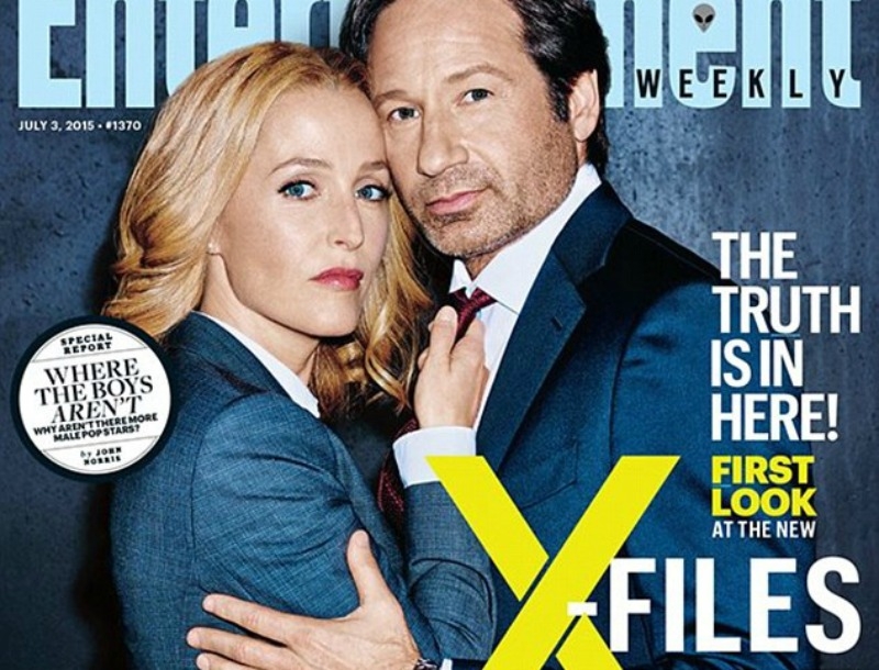 Οι πράκτορες του X- Files μαζί στο εξώφυλλο του Entertainment Weekly Οι πράκτορες του X- Files μαζί στο εξώφυλλο του Entertainment Weekly