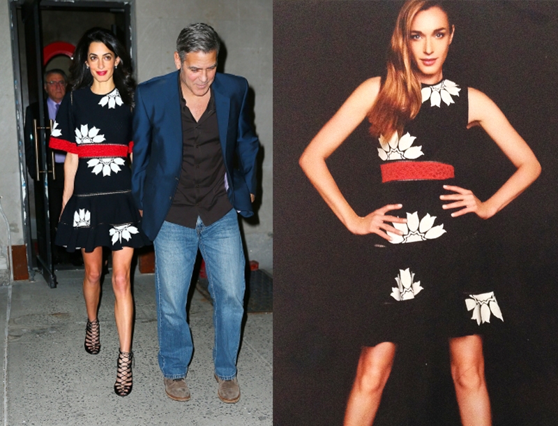 Κάτια Ζυγούλη - Amal Alamuddin: Με το ίδιο floral φόρεμα Κάτια Ζυγούλη - Amal Alamuddin: Με το ίδιο floral φόρεμα